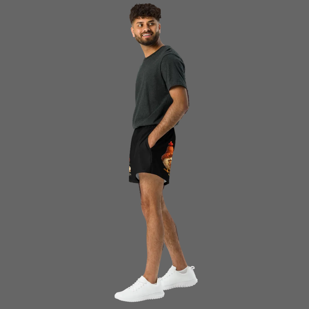 Funny Chicken Athletic Shorts – "What Was That?!" | Wiesborn